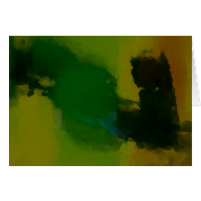 Creative Green Yellow Abstract (Front Horizontal)
