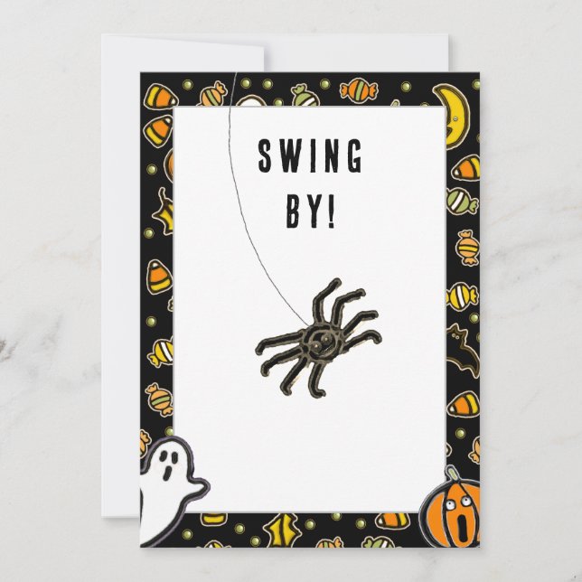 Creative Halloween Party Invitations (Front)