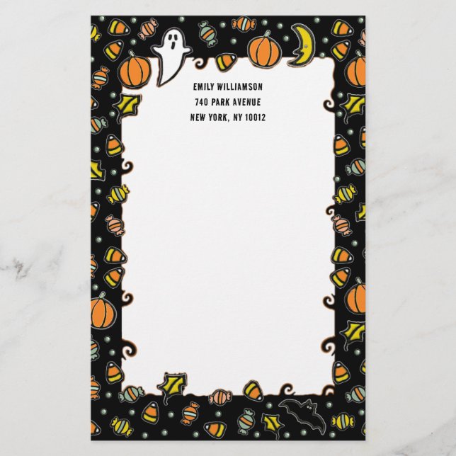 Creative Halloween Stationery (Front)
