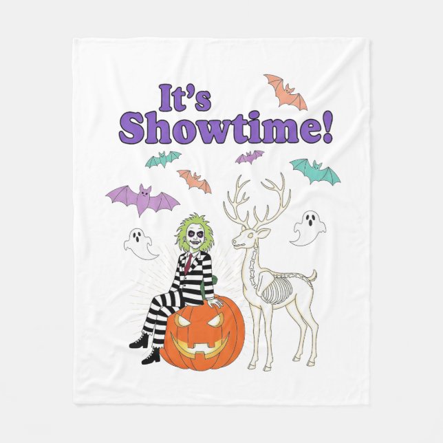 Creative Halloween Themed Fleece Blanket (Front)