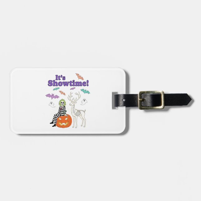 Creative Halloween Themed Luggage Tag (Front Horizontal)