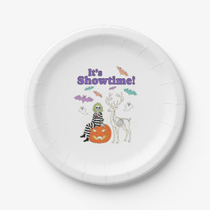 Creative Halloween Themed Paper Plate