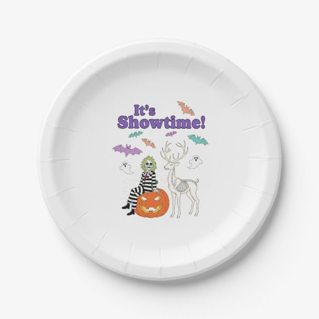 Creative Halloween Themed Paper Plate (Front)