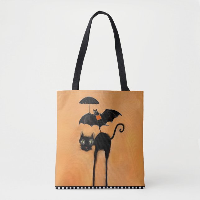 Creative Halloween Tote Bag (Front)