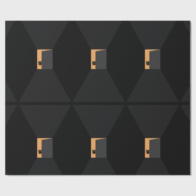 Creative Halloween Wrapping Paper (Flat)