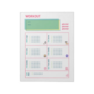 Creative Hand-Drawn Marketing Purple Planner Notepad
