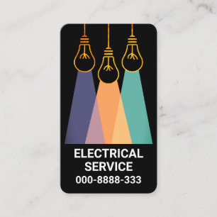 Creative Hanging Gold Lighting Shade  Business Card