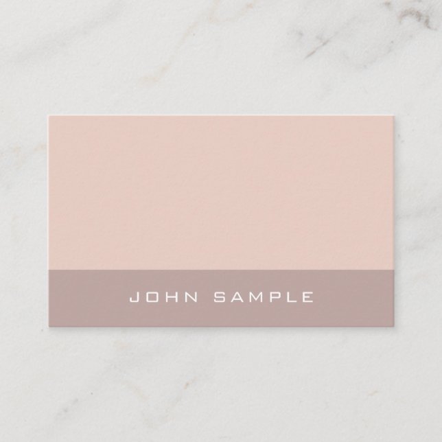 Creative Harmonic Colours Professional Simple Business Card (Front)
