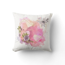 Creative Heart striped with Water Color Splash   