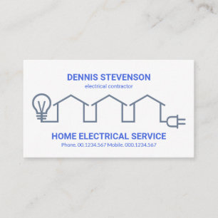 Creative Home Electrical Circuit Wiring Business Card