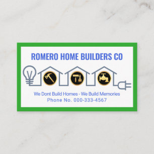 Creative Home Handyman Tools Circuit Wiring Business Card