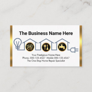 Creative Home Handyman Tools Circuit Wiring Business Card