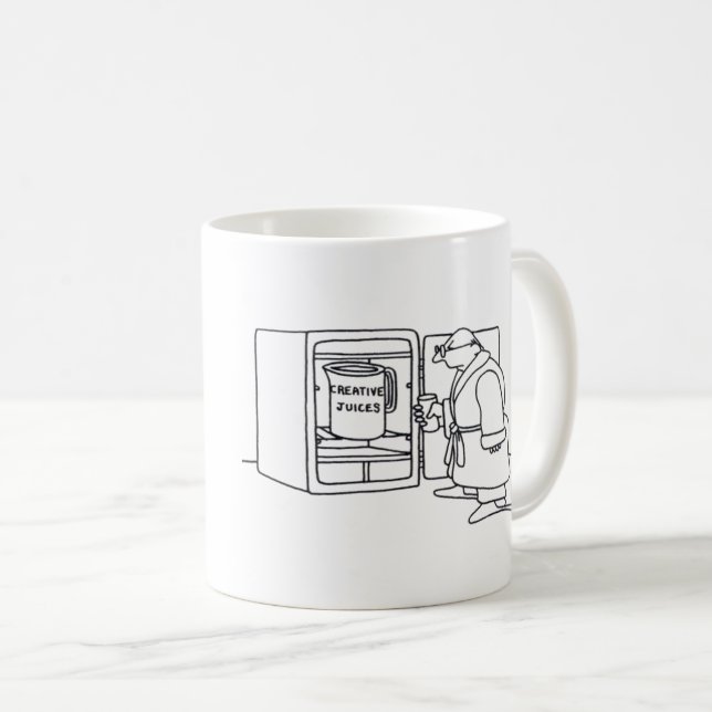 Creative Juices left hand mug (Front Right)