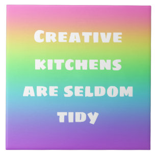Creative Kitchens are Seldom Tidy Ceramic Tile
