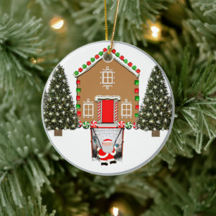 Creative Lacrosse Collectable Ceramic Ornament