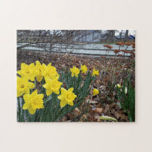 Creative landscape flower photo jigsaw puzzle