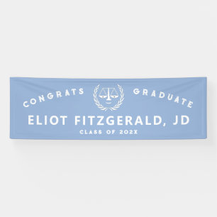 Creative Law School Graduation Banner