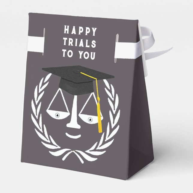 Creative Law School Graduation Favour Box (Back Side)