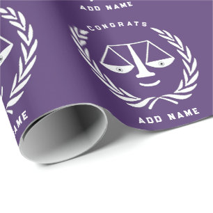 Creative Lawyer Gift Wrapping Paper