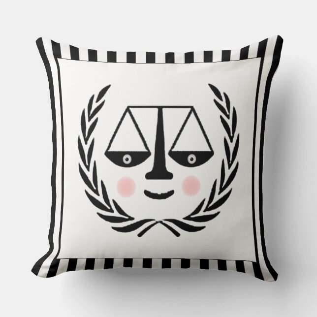 Creative Lawyer Throw Pillow (Front)