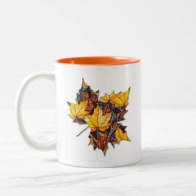 Creative Leaf Mug for coffee or tea (Left)