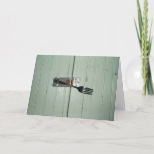 "Creative Lock" Thank You Card