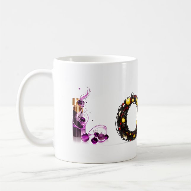 Creative LOVE design Coffee Mug (Left)