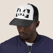 Creative M Initial Graphic Fresh Streetwear Men