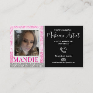 Creative Makeup Hair Lash Photo Card QR Code