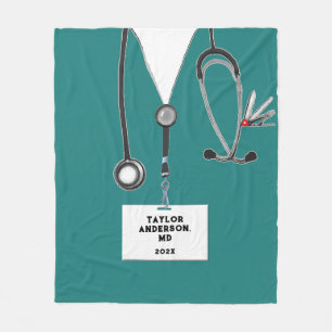 Creative Medical Doctor Fleece Blanket