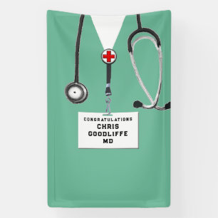 Creative Medical School Graduation Banner