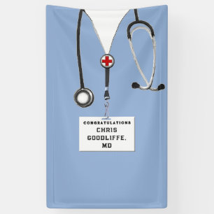 Creative Medical School Graduation Banner
