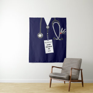 Creative Medical School Graduation Congrats Tapestry