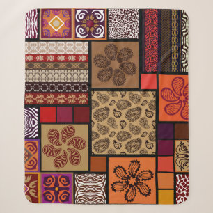 Creative mega set of seamless patterns inspired by sherpa blanket