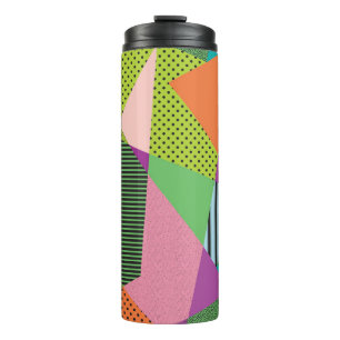 Creative Memphis Frame Modern Design Thermal Tumbler