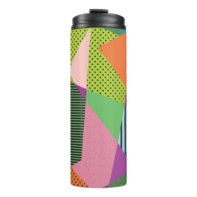 Creative Memphis Frame Modern Design Thermal Tumbler (Front)