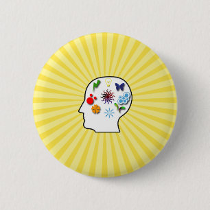 Creative Mind 6 Cm Round Badge