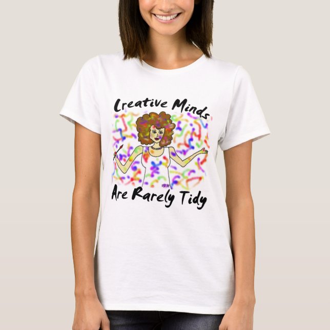 Creative Minds Are Rarely Tidy Night Shirt (Front)