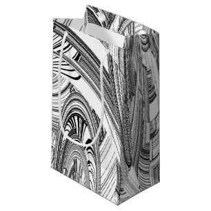Creative Modern Art Black and White Small Gift Bag
