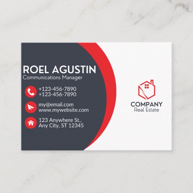 Creative Modern Business Card (Front)