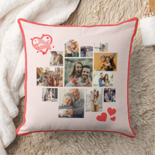 Creative   Modern My Family  Multi Photo  Cushion