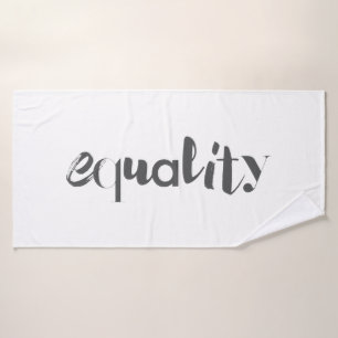 Creative, modern, playful, cool design of Equality Bath Towel