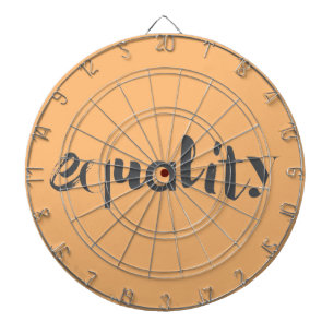 Creative, modern, playful, cool design of Equality Dartboard