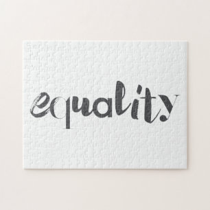 Creative, modern, playful, cool design of Equality Jigsaw Puzzle