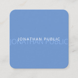 Creative Modern Simple Professional Template Square Business Card