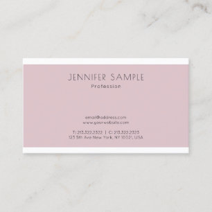 Creative Modern Smart Design Template Elegant Business Card