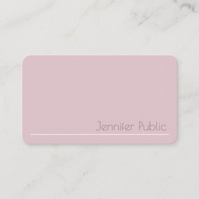 Creative Modern Template Elegant Professional Top Business Card (Front)