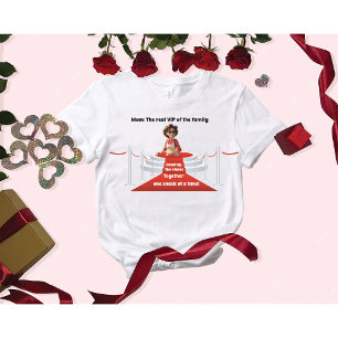 creative mothers day fun VIP snack mum T-Shirt