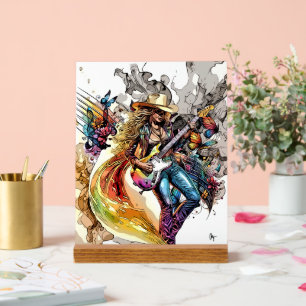 Creative Music Mosaic 8x10 Prints Acrylic Sign