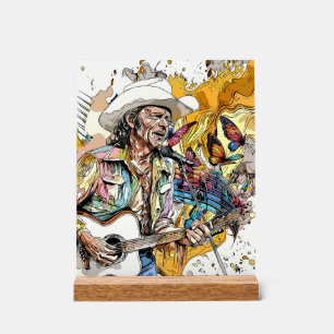 Creative Music Mosaic 8x10 Prints Acrylic Sign